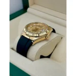 RLX Sky-Dweller 42mm Yellow Gold Champagne Dial Oysterflex - 336238 - Image 2