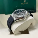 RLX Sky-Dweller 42mm White Gold Black Dial Oysterflex - 336239 - Image 3