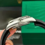 RLX Sky-Dweller 42mm White Gold Black Dial Oysterflex - 336239 - Image 8