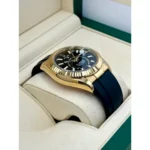 RLX Sky-Dweller 42mm Yellow Gold Black Dial Oysterflex - 336238 - Image 4