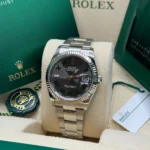 RLX Datejust 36mm 126234 Datejust Slate Roman Dial Jubilee Watch - Image 9
