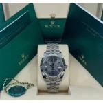 RLX Datejust 36mm 126234 Datejust Slate Roman Dial Jubilee Watch - Image 3