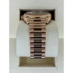 RLX Day-Date "President" 40mm Everose Gold Mother of Pearl Diamond Baguette Dial - 228235 - Image 5
