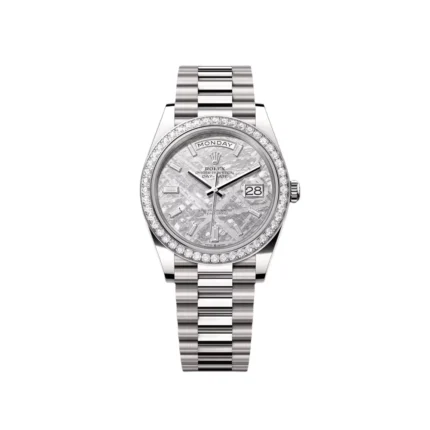 RLX Day-Date 40mm 228349RBR-0040 Meteorite Dial President Bracelet