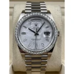 RLX Day-Date 40mm 228349RBR-0040 Meteorite Dial President Bracelet - Image 2
