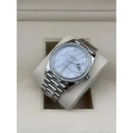 RLX Day-Date 40mm 228349RBR-0040 Meteorite Dial President Bracelet - Image 5