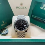 RLX Datejust Black Index Jubilee 41mm Stainless Steel - 126334 - Image 3