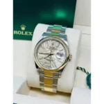 RLX Datejust 36mm 126203 Golden Dial Domed Bezel Oyster Bracelet - Image 5