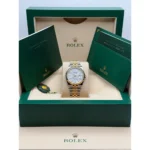RLX Datejust 36mm 126233 White Index Dial Two-Tone Jubilee Bracelet Watch - Image 10