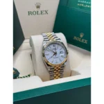 RLX Datejust 36mm 126233 White Index Dial Two-Tone Jubilee Bracelet Watch - Image 5