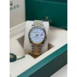 RLX Datejust 36mm 126233 White Index Dial Two-Tone Jubilee Bracelet Watch - Image 8