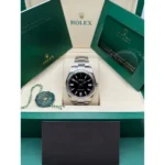 RLX Oyster-Perpetual 41mm 124300-0002 Stainless Steel Black Index Dial Watch - Image 10