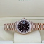 RLX Lady-Datejust 31mm 279135RBR Chocolate Diamond Dial Jubilee Bracelet - Image 4