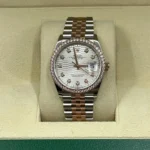 RLX Datejust 36mm 126281 Silver Palm Index Dial Jubilee Bracelet - Image 12