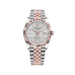 RLX Datejust 36mm 126231 Silver Fluted Motif Dial Jubilee Bracelet