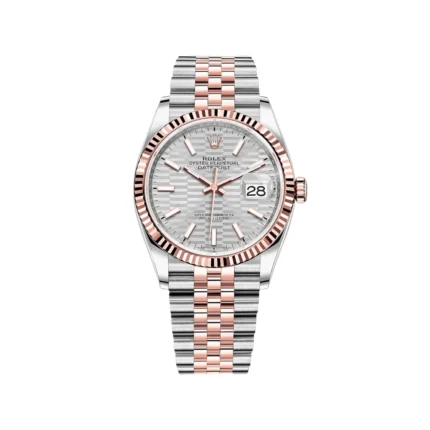 RLX Datejust 36mm 126231 Silver Fluted Motif Dial Jubilee Bracelet