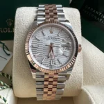 RLX Datejust 36mm 126231 Silver Fluted Motif Dial Jubilee Bracelet - Image 3