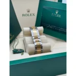 RLX Datejust 41mm Two-Tone Yellow Gold Fluted Bezel Champagne Diamond Dial Oyster - 126333 - Image 6