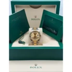 RLX Datejust 41mm Two-Tone Yellow Gold Fluted Bezel Champagne Diamond Dial Oyster - 126333 - Image 9