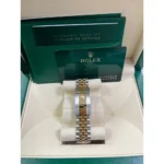RLX Datejust 36mm 126283 Silver Dial Diamond Bezel Jubilee Bracelet Watch - Image 6