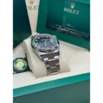 RLX Datejust 41mm 126334 Black Diamond Oyster Stainless Steel Mens Watch - Image 5