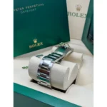 RLX Datejust 41mm 126334 Black Diamond Oyster Stainless Steel Mens Watch - Image 7