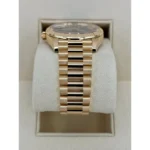 RLX Yellow Gold President Day Date 40mm Green Roman Ombre Dial - 228238 - Image 5