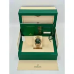 RLX Yellow Gold President Day Date 40mm Green Roman Ombre Dial - 228238 - Image 7