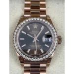 RLX Lady-Datejust 31mm 279135RBR Chocolate Dial Jubilee Bracelet - Image 3