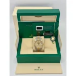 RLX Datejust 41mm Swiss Replica Watch | Two Tone Jubilee Bracele Champagne Fluted Dial Ref 126333 - Image 10
