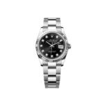 RLX Datejust 36mm 126234 Black Diamond Dial Stainless Steel Oyster Mens Watch