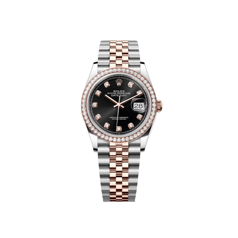 P0794-1 RLX Datejust 36mm 126281 Black Dial Jubilee Bracelet - Image 1