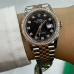 RLX Datejust 36mm 126281 Black Dial Jubilee Bracelet - Image 10