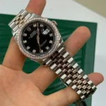 RLX Datejust 36mm 126281 Black Dial Jubilee Bracelet - Image 8