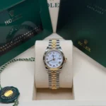 RLX Lady-Datejust 31mm 279173 White Roman Dial Oyster Bracele - Image 8