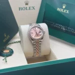 RLX Lady-Datejust 31mm 279381RBR Rose Diamond Dial Oyster Bracelet - Image 4