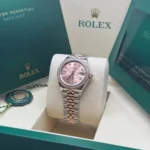 RLX Lady-Datejust 31mm 279381RBR Rose Diamond Dial Oyster Bracelet - Image 5