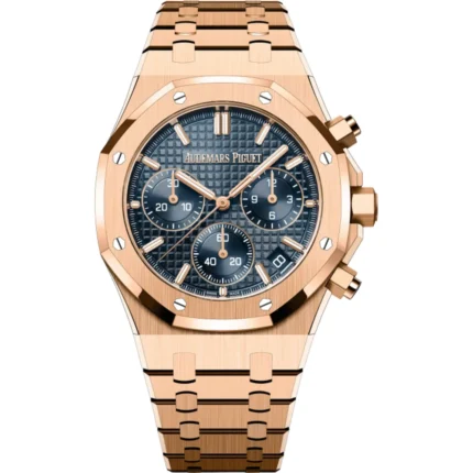 A&P ROYAL OAK Pink Gold “Bleu nuit nuage 50” Dial CHRONOGRAPH 41mm