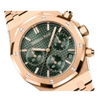 A&P ROYAL OAK Pink Gold Khaki Green Dial CHRONOGRAPH 41mm - Image 3
