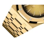 A&P ROYAL OAK "JUMBO" Smoked Yellow Gold-Toned Dial 39mm - Image 4