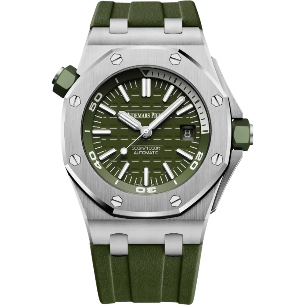P0853-1 A&P OFFSHORE DIVER Khaki Dial 42mm - Image 1