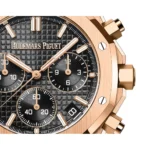 A&P ROYAL OAK Pink Gold Black Dial CHRONOGRAPH 41mm - Image 2