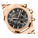 A&P ROYAL OAK Pink Gold Black Dial CHRONOGRAPH 41mm - Image 3