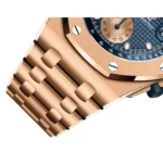 A&P OFFSHORE Pink Gold Blue Dial CHRONOGRAPH 42mm - Image 3