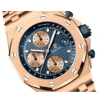 A&P OFFSHORE Pink Gold Blue Dial CHRONOGRAPH 42mm - Image 4