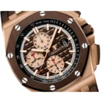 A&P OFFSHORE Pink Gold Brown Camouflage Dial CHRONOGRAPH 44mm - Image 4