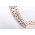 Royal Oak 41mm 15400 Iced Out Rose Gold in Arabic Markers - Image 4