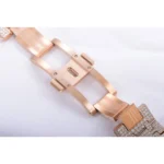Royal Oak 41mm 15400 Iced Out Rose Gold in Arabic Markers - Image 8