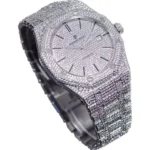 Royal Oak 41mm 15400 Iced Out Steel in Stick Markers - Image 2