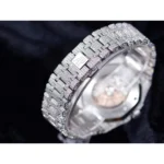 Royal Oak 41mm 15400 Iced Out Steel in Stick Markers - Image 5